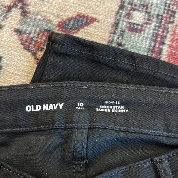 NWT Old Navy Rockstar Super Skinny Size 10 Tall - Picture 4 of 9